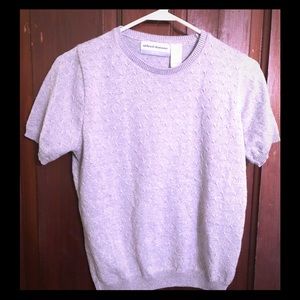 Alfred Dunner Short Sleeve Sweater